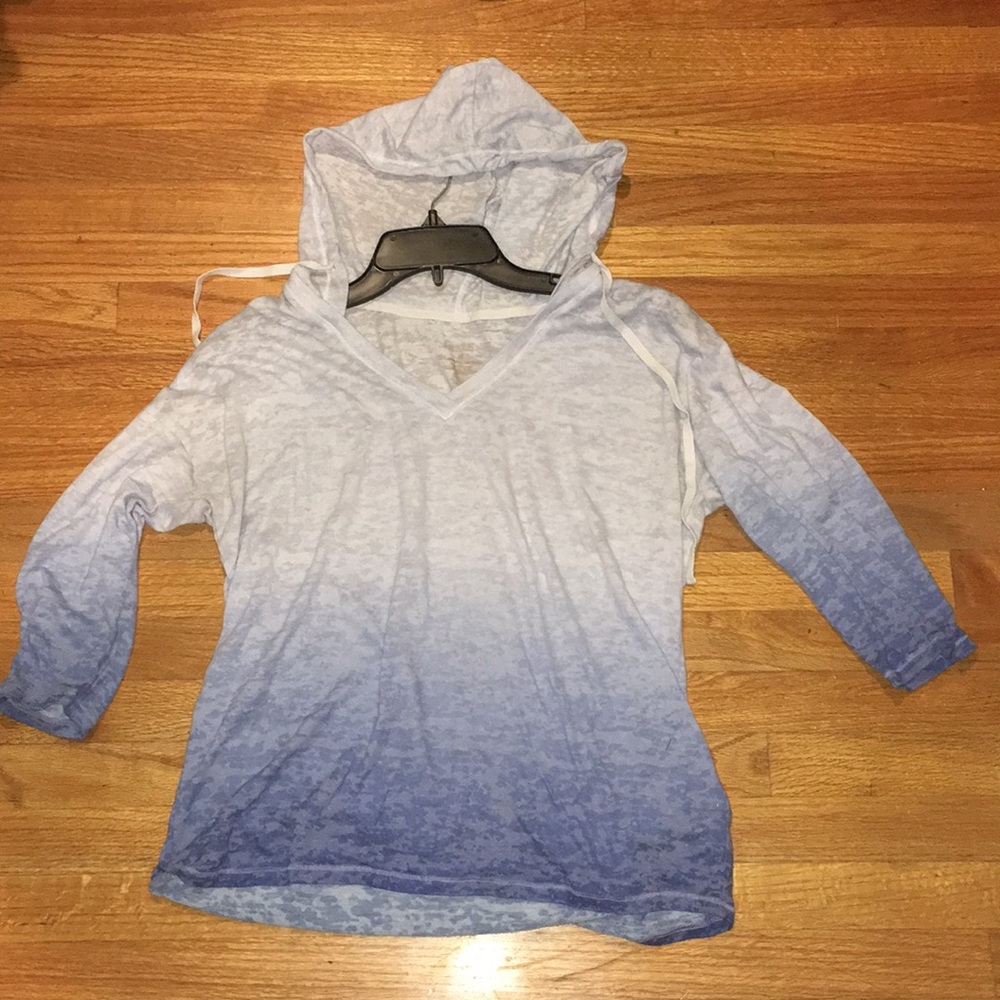 Blue faded sweater